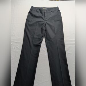 Lee Black Dress Pants Straight-Leg Classic